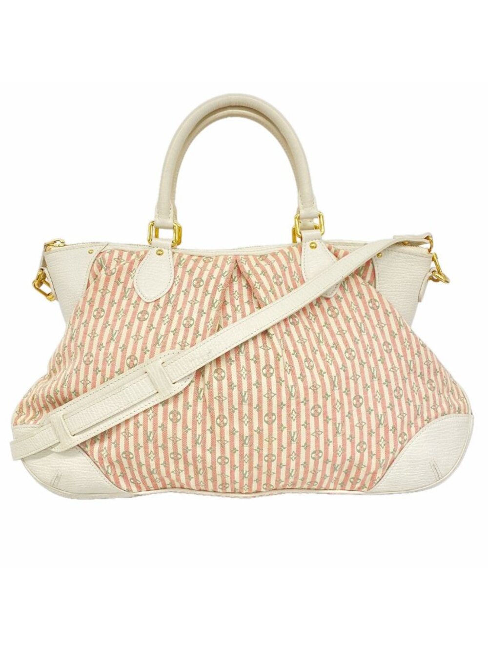 Louis Vuitton Handbag Monogram Mini Lin Croisette Marina GM Rouge 2-Way Bag